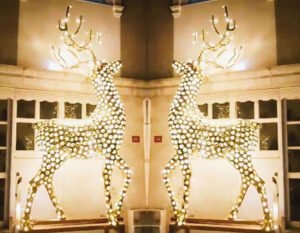 LED Işıklı Geyik Dekorları