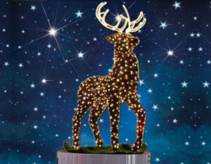 Işıklı Süslü Geyik Modeli İmalatı