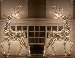 LED Yılbaşı Işıklı Geyikleri