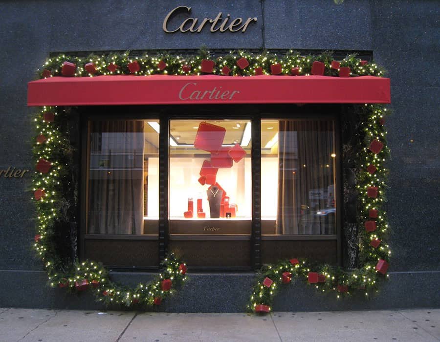 Mağaza Yılbaşı Işık Süslemesi